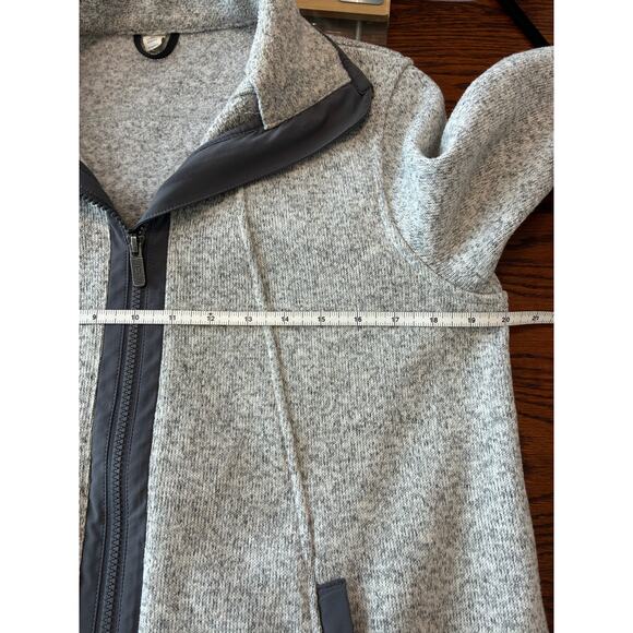 Lululemon Its Fleecing Cold Jacket Full Zip Heathered Gray Size 6 - Picture 9 of 9